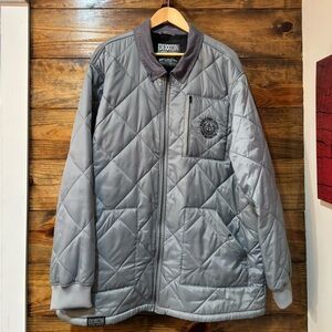 DIXXON MORNING FOG DIAMOND STITCH QUILTED JACKET